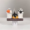 thumbnail image 2 of Ghost Campfire Flickering Night Light , 3D Faux Campfire Night Light, 5" LED Flame Nightlight Halloween Decor, 2 of 7