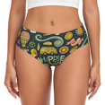thumbnail image 1 of Balery Colorful Hippie Ropa Interior de Algodón para Mujer con Dibujo – Braguitas Cómodas y Elásticas, Estilo Clásico-Medium, 1 of 6
