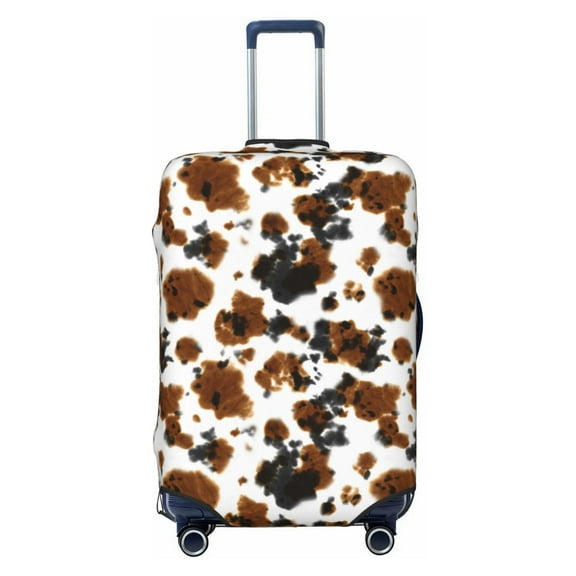 Travel Luggage Cover Protector - Cow Tie Dye Anti-Scratch Suitcase Covers Fits 18-32 Inch Luggage