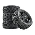 thumbnail image 3 of lionlar 4 Pieces RC Wheels Tires Professional Easy to Install Replacement Supplies High Performance Compatible Accessories for Wr8 Hub Inner Dia 4.8cm, 3 of 9