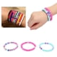 thumbnail image 5 of Juego de 3 pulseras elásticas coloridas de verano para playa, 6 cm (azul, rosa), 5 of 10