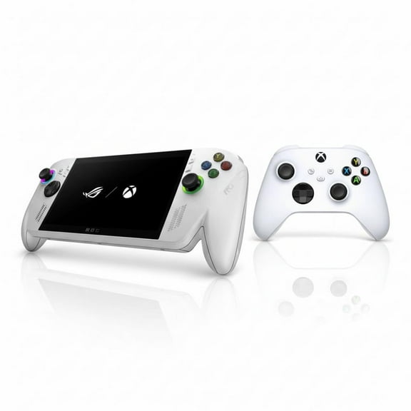 ASUS ROG XBOX Ally 7" Touchscreen 1080p FHD 120Hz Gaming Handheld AMD Ryzen Z2 A 16GB RAM 512GB SSD White Microsoft Xbox Wireless Controller Robot White