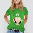 thumbnail image 4 of Luigi's Mansion Cartoon Unisex Short-sleeve Shirt For Men Women Novelty 3D Print T-Shirt Soft Comfortable Tee Shirts, 4 of 7