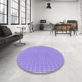 thumbnail image 4 of Ahgly Company Machine Washable Indoor Rectangle Transitional Mauve Purple Area Rugs, 2' x 5', 4 of 7