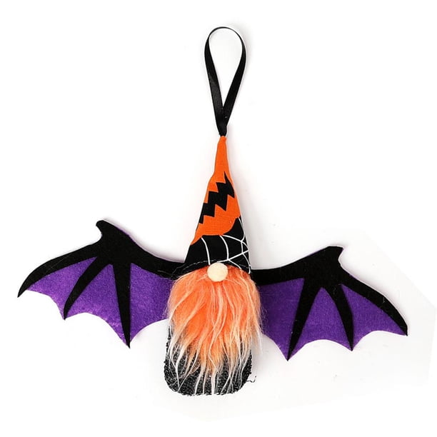 Muñeco Sin Rostro De Murciélago De Halloween, Accesorios De Halloween, Muñeco Enano De Peluche De Murciélago Para Fiestas, Centros Comerciales, Hoteles Yuarrent HA044540-02