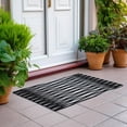 thumbnail image 6 of Addison Rugs Chantille Indoor/Outdoor Transitional Diamonds Black Washable Rectangle Rug, 1'8" x 2'6", 6 of 6
