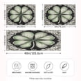 thumbnail image 4 of Dailycode Satin Pillow Case Queen Silk Pillow Cover for Hair and Skin Envelope Closure Four Leaf Clover 20"x30", 4 of 9