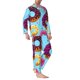 thumbnail image 2 of Balery Donuts Pijama para Hombre de Dos Piezas con Manga Larga, Conjunto de Dormir y Descanso Suave con Bolsillos-XX-Large, 2 of 7
