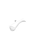 thumbnail image 3 of Smarty 8" Clear Disposable Plastic Large Serving Ladles 48ct, 3 of 3