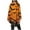 Black1, variant on Unisex Print Hooded Mid Length Cloak Soft Breathable Relaxed Loose Fit Cape Halloween Theme Party Trick Or Treat Events Holiday Casual Dress Up Outerwear