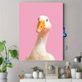 thumbnail image 4 of Whimsical Goose Portrait Canvas Wall Art 15.75x11.81 Inches, 4 of 8