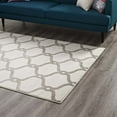 thumbnail image 6 of Modway Beltara Chain Link Transitional Trellis 5x8 Area Rug in Beige and Ivory, 6 of 7