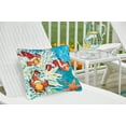 thumbnail image 3 of Coral Reef & Clownfish Indoor/Outdoor Accent Throw Pillow, 18" x 18", 3 of 6