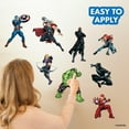 thumbnail image 3 of Marvel The Avengers Wall Decals – Set of 8 Hulk Iron Man Captain America Black Panther Removable Vinyl Stickers for Kids Bedroom Playroom Bathroom - Peel and Stick Room Décor, 3 of 7