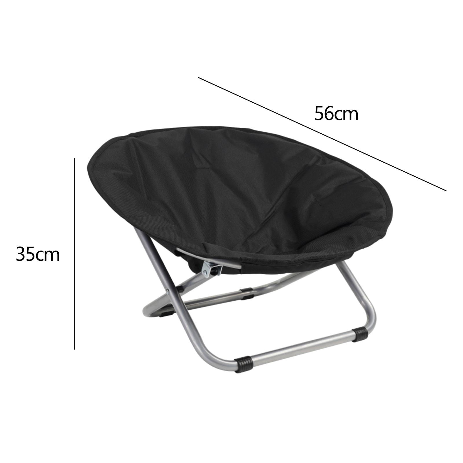 Bvdfgk Elevated Cat Bed Foldable Elevated Dog Bed Pet Furniture Adjustable Height Metal Black