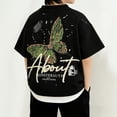 thumbnail image 4 of Little T-Shirt For Boys Short Sleeve Design Printed Casual Cool Stylish For Daily Wear Going Out Tops Size 5-6T, 4 of 4
