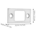 thumbnail image 3 of SHISUYAN 4pcs Stainless Steel Deadbolt Strike Plates for Door with Enhanced Security and Smooth Function, 3 of 9