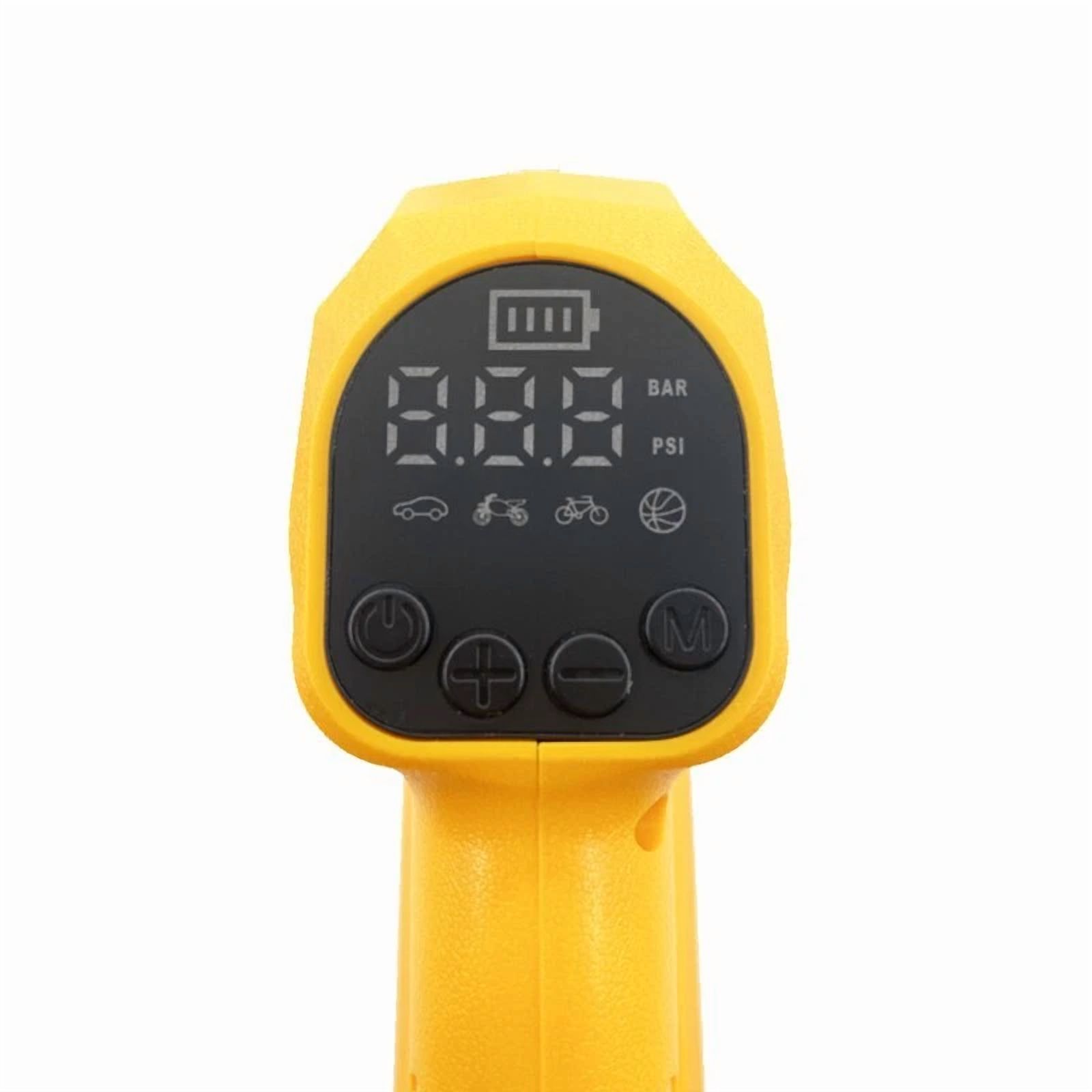 Electric Air Pump Cordless Air Inflator Air Compressor with LED Light For Dewalt