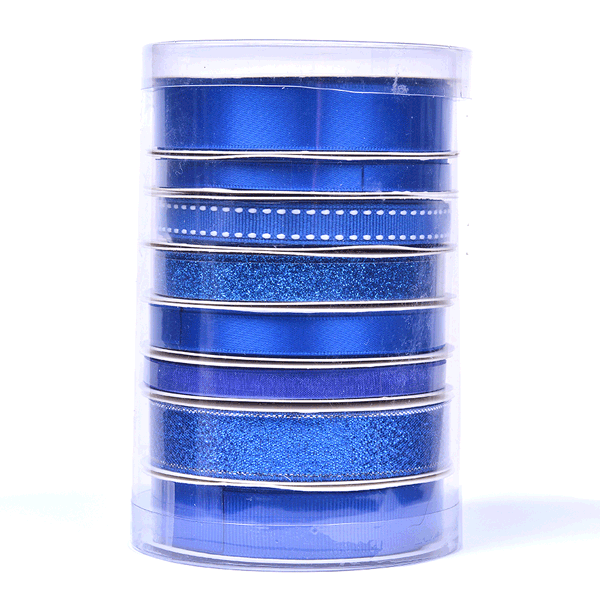 Yama Ribbon, Royal Blue Ribbon Tower, 8 Unique Ribbons, 96 feet