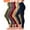 Olive/Grey/Burgundy/Beige/Navy, variant on Kuda Moda 5-Pack Fleece Lined Leggings for Women Winter Warm Thermal Full Length Leggings