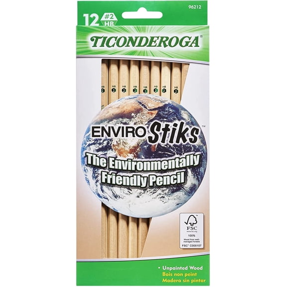 Ticonderoga Wooden Pencil #2 Soft Lead Dozen (X96212X)