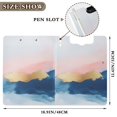 thumbnail image 3 of FORMRS A4 Clipboard Folder with Pen Holder Horizontal Foldable School Office Binder, Abstract Painting, 3 of 9