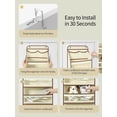 thumbnail image 6 of LazySpin Over The Door Hanging Organizer 1 Pack, Beige, 6 of 9