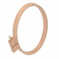 thumbnail image 4 of Embroidery Frame, Round Embroidery Frame Wooden Round Thickened Light Weight Sturdy Durable  For  Stitch For Sewing For Embroidery, 4 of 8