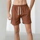 thumbnail image 1 of pstuiky Pantalones cortos deportivos para hombre, Pantalones cortos casuales de moda para hombre con cintura elástica texturizada y múltiples bolsillos con cordón ajustable Pantalones cortos de golf, 1 of 7