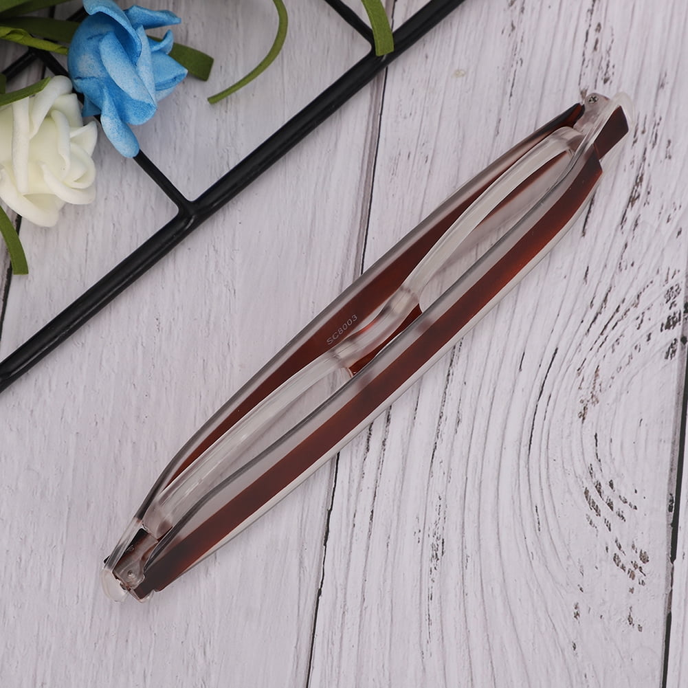 Reading Glasses, 360 Degrees Rotational Folding Dual Color Frame