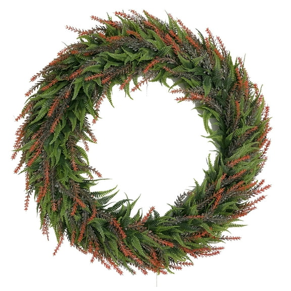 Unique Bargains Front Door Artificial Wreaths Year Round Wreath Hanging Garland Purple