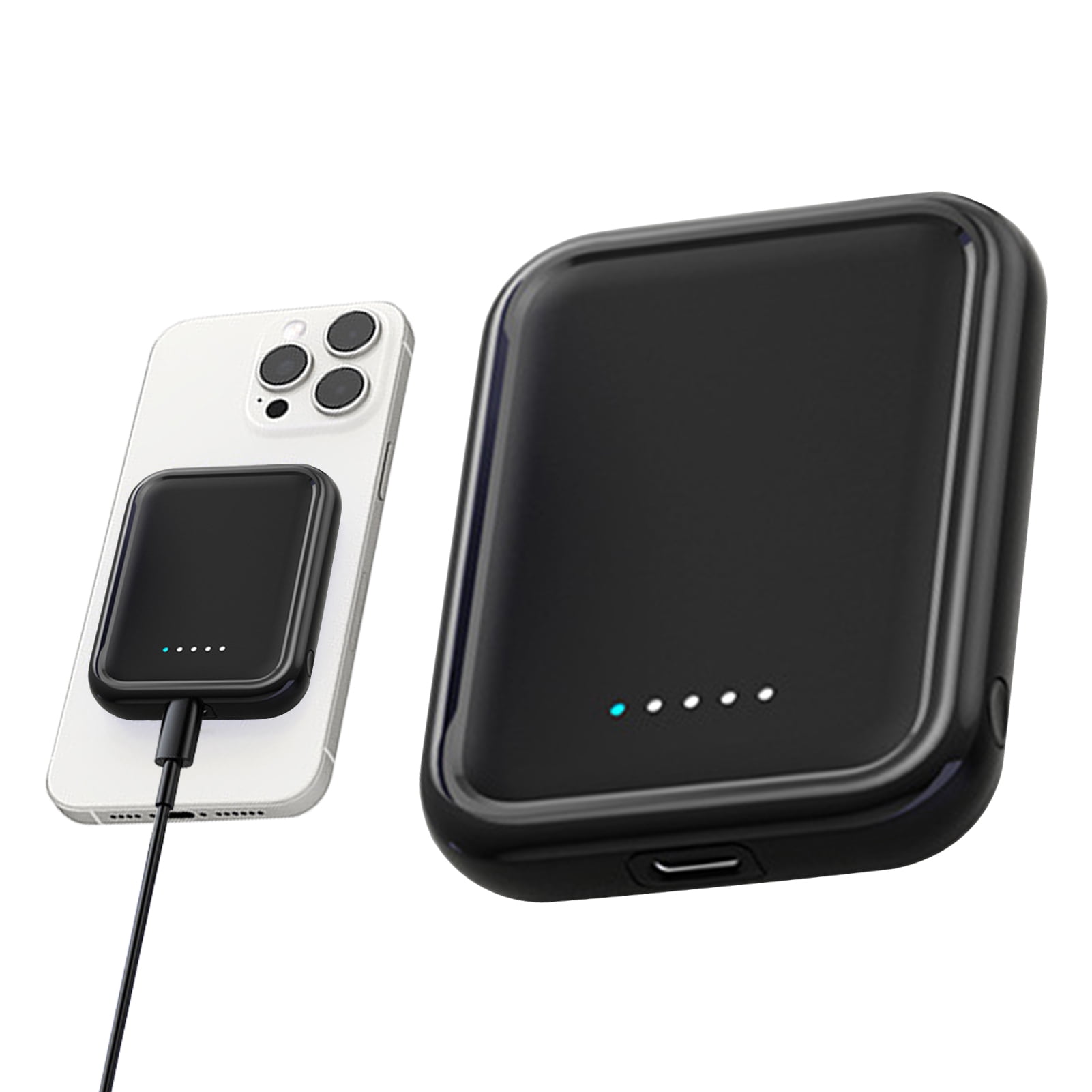Magnetic Wireless Power Bank 5000mAh Battery Pack Magnetic Fast