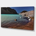 thumbnail image 2 of Bright Blue Waters of Mountain Lake - Impression sur Toile Paysage, 2 of 4