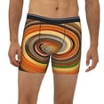 thumbnail image 2 of Salouo Colorful Swirl Pattern Men's Boxer Briefs, Soft & Breathable Underwear Elastic Waistband Briefs for Men,1-Pack, 2 of 7