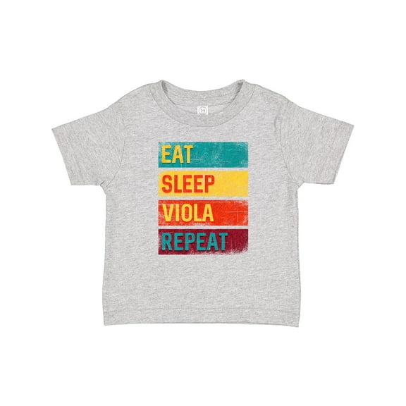 Inktastic Viola Player Funny Eat Sleep Viola Repeat Boys or Girls Baby T-Shirt