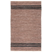 SAFAVIEH Vintage Leather VTL400T Brown / Black Rug