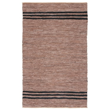 SAFAVIEH Vintage Leather VTL400T Brown / Black Rug