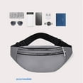 thumbnail image 4 of Qiweii Waist Pack Bags For Women Nylon Fanny Packs Casual Women's Chest Bags Man Belt Pouch Travel Hip Bag Sport Purses Pocket Waterproof, Anti Theft, Anti Robbery, 4 of 6
