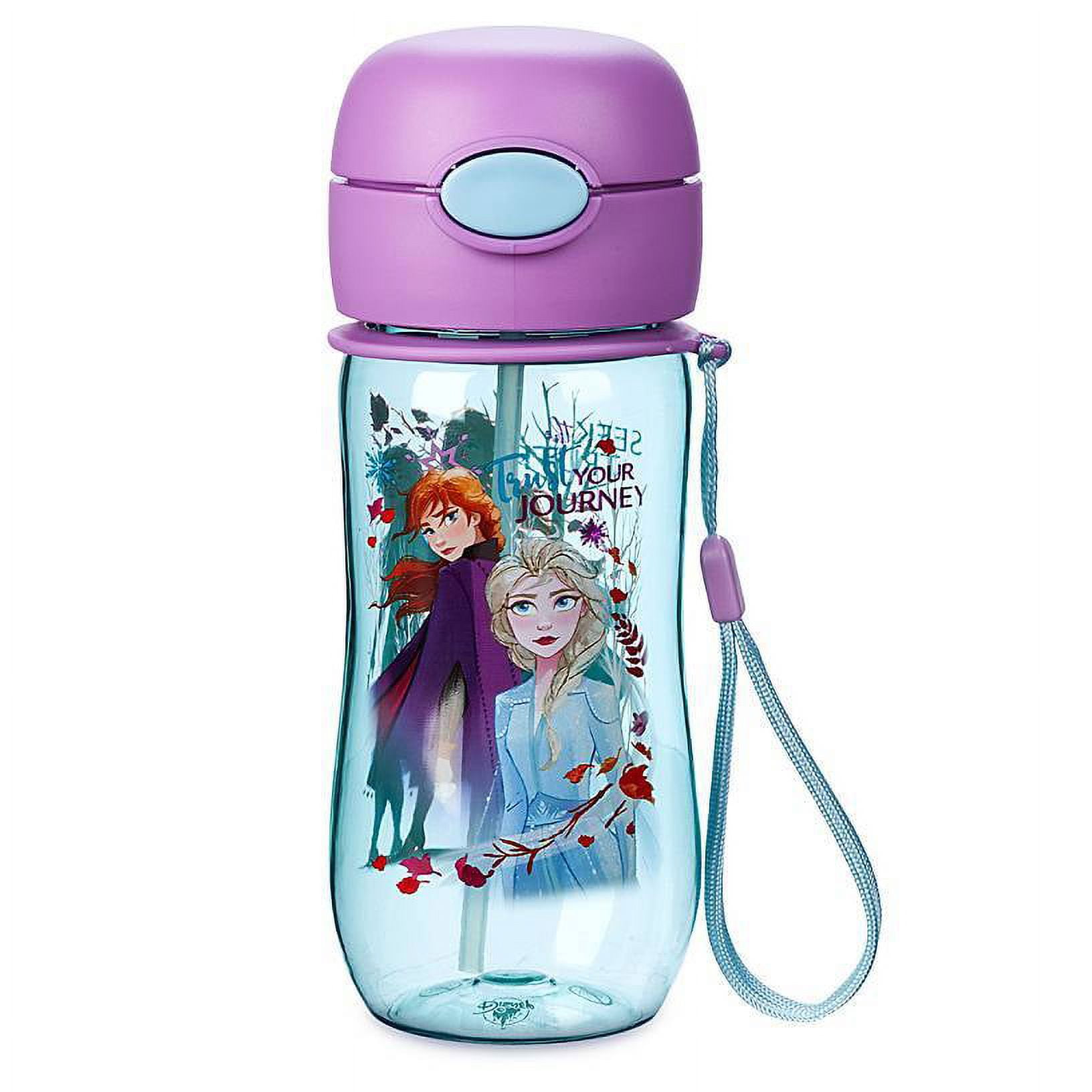 Frozen II 16oz Pull Top Water Bottle Kids Canteen Girls Ages 3 and Up