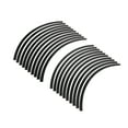 thumbnail image 2 of 20pcs Black Fit 20" Wheel Motorcycle Car Bike Wheel Rim Sticker Strips Reflective Tape, 2 of 6