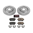 thumbnail image 3 of PowerStop Rear Z23 Evolution Sport Carbon-Fiber Ceramic Brake Pad and Drilled & Slotted Rotor Kit Fits: AUDI Select Models K4746, 3 of 10