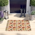 thumbnail image 2 of Cute Hedgehog Floral Pattern Flannel Non Slip Door Rugs,Washable Door Mats Indoor,Decorative Door Mats,Dirt-Resistant and Absorbent Doormat for Entrance,Bedroom,Kitchen,Bathroom,23.5x16in(60x40cm), 2 of 5