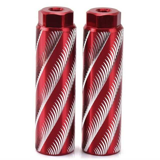 Bike Rear Foot Pedal Universal Aluminium Alloy Large Hole Mountain Bike Rocket Launcher Rear Foot Pedal Peg Stunt Pedals