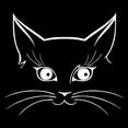 thumbnail image 2 of BAETEUY Cute Cat Head Car-Styling Vehicle Body Window Reflective Decals, 2 of 6