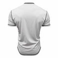 thumbnail image 6 of Blczomt White Men Shirts Short Sleeve Summer Henley Regular-Fit T Shirt Big and Tall Oversized Mens Tshirts, 6 of 8