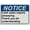 Warning Sign 2, variant on Weatherproof Horizontal ANSI Payment Policies Sign (We accept local checks only) 8 in" x 12 in" UV Resistant Indoor Outdoor Workplace Insdustrial Caution Danger Warning SIgn