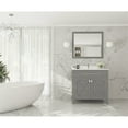 thumbnail image 2 of Laviva Wimbledon 36" Wood Cabinet with Quartz Countertop in Gray/White, 2 of 7