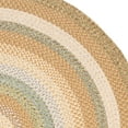 thumbnail image 4 of SAFAVIEH Braided Marco Stripe Bordered Area Rug, Tan/Multi, 5' x 8' Oval, 4 of 10