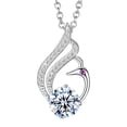 thumbnail image 1 of PVCS Collier Pendentif Cygne Collier Femme Cygne Amour Pur, 1 of 8