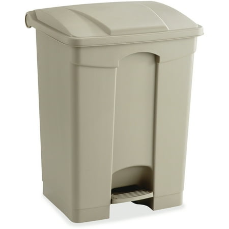 - Safco, SAF9922TN, Plastic Step-on Receptable, 1, Tan